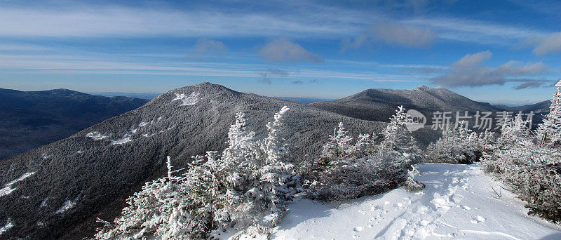 Franconia Range Pano冬季